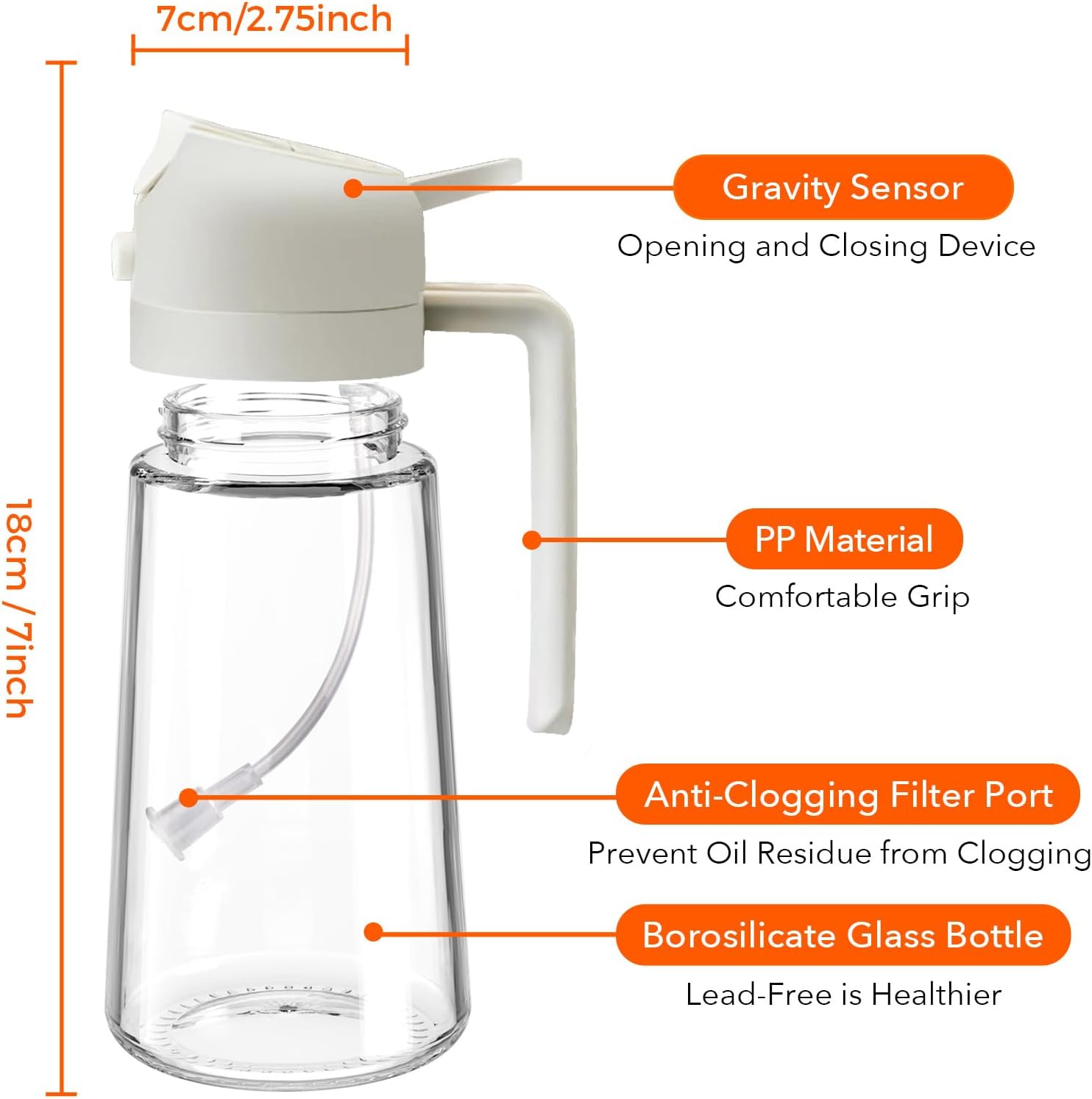OIL BOTTLE SPRAY (AVAILABLE IN WHITE)