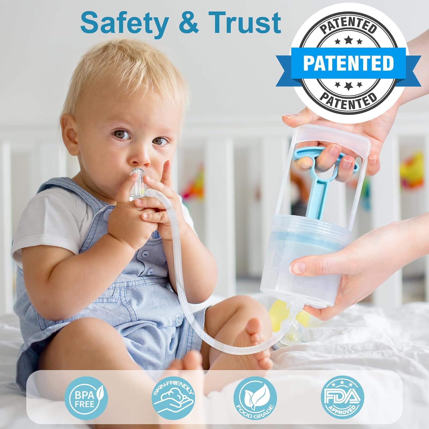 Hand-Pull Nasal Aspirator