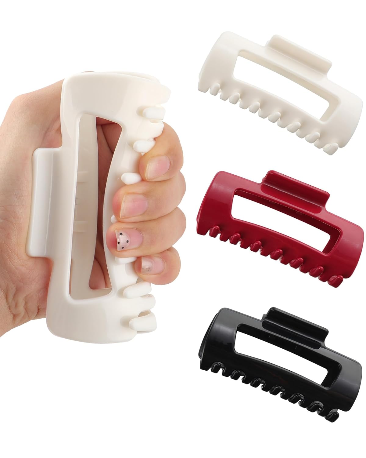 SILICONE HAIR CLAMP
