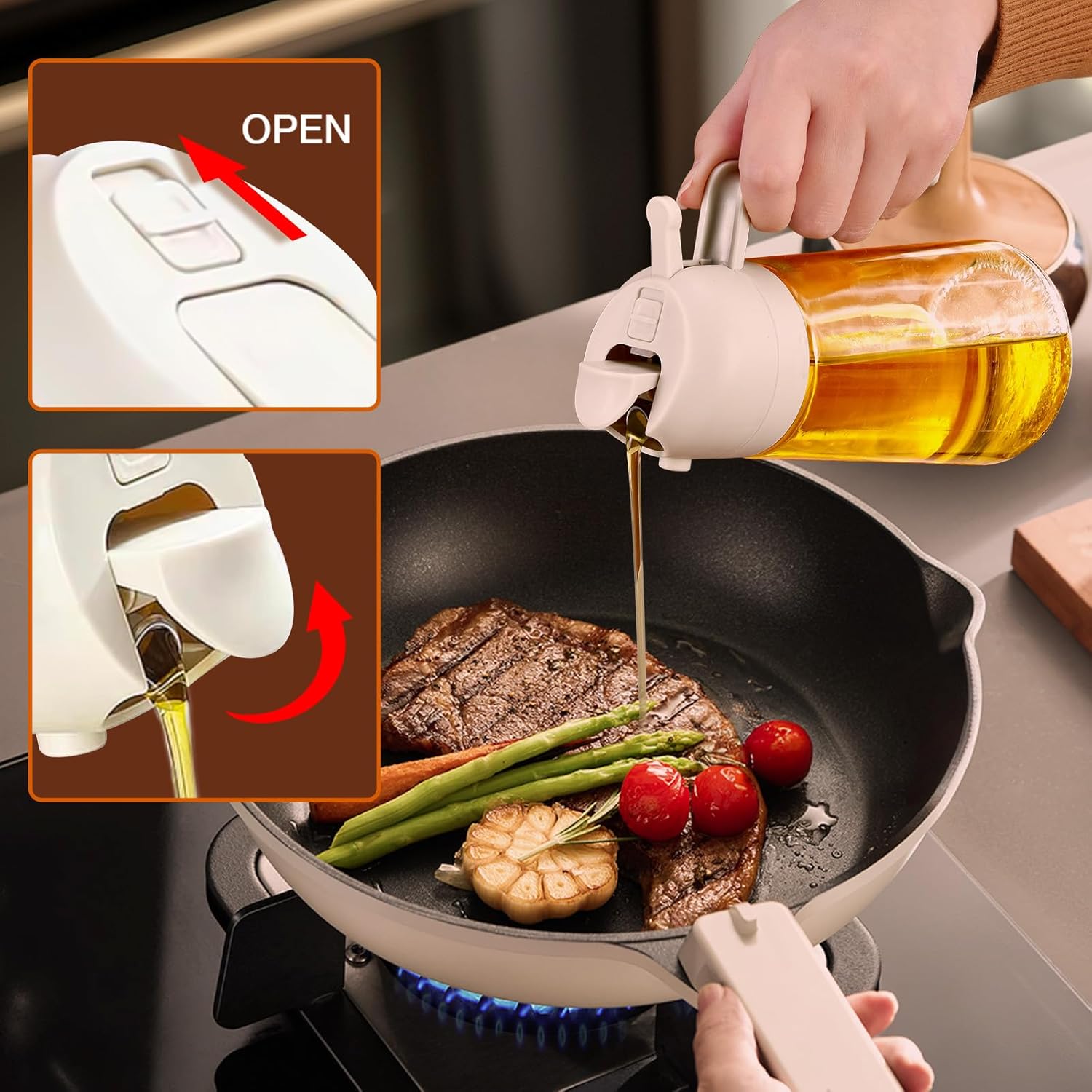 OIL BOTTLE SPRAY (AVAILABLE IN WHITE)