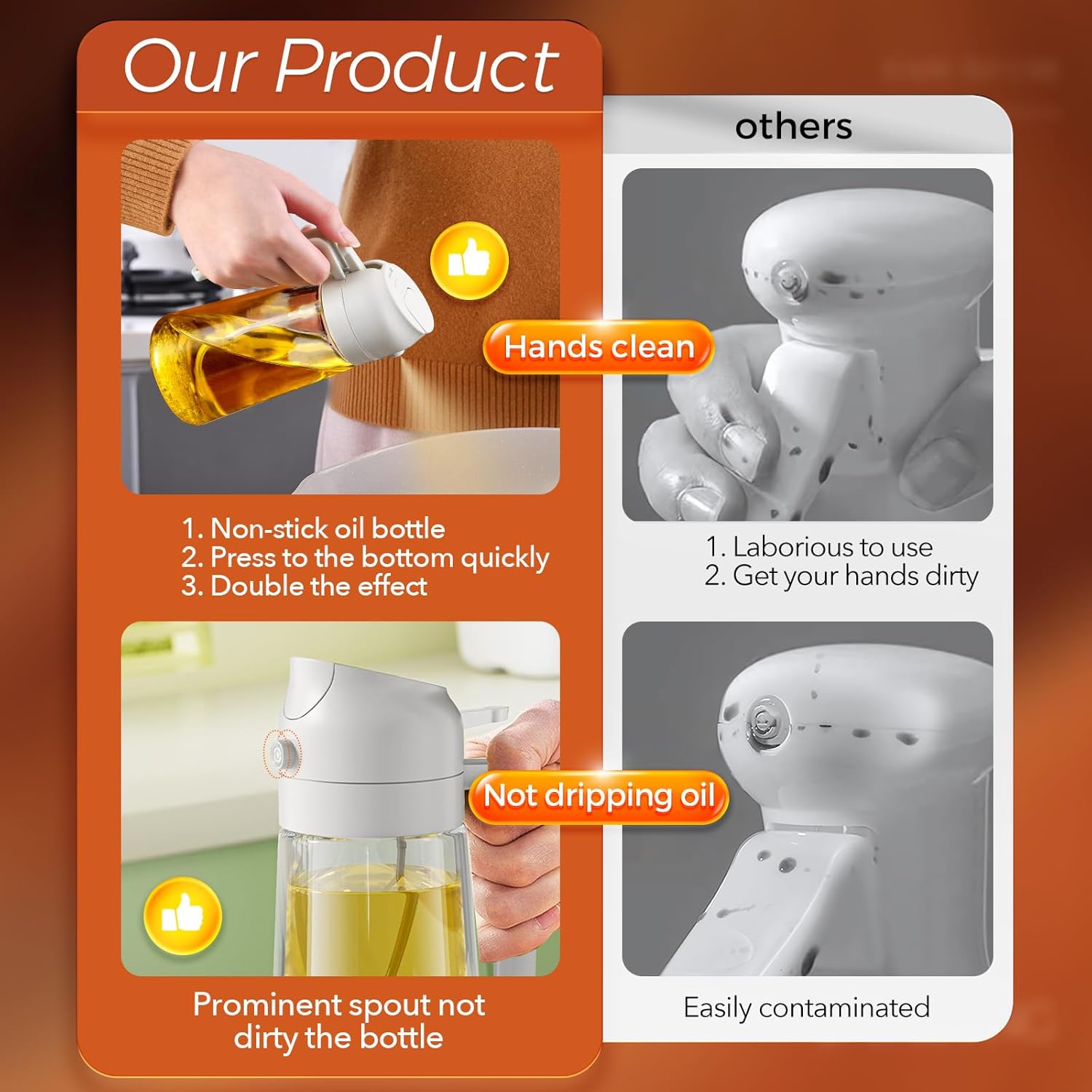 OIL BOTTLE SPRAY (AVAILABLE IN WHITE)