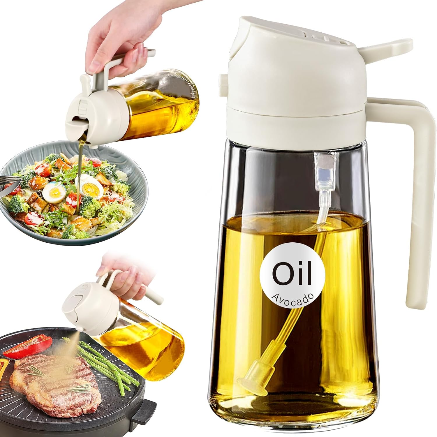 OIL BOTTLE SPRAY (AVAILABLE IN WHITE)