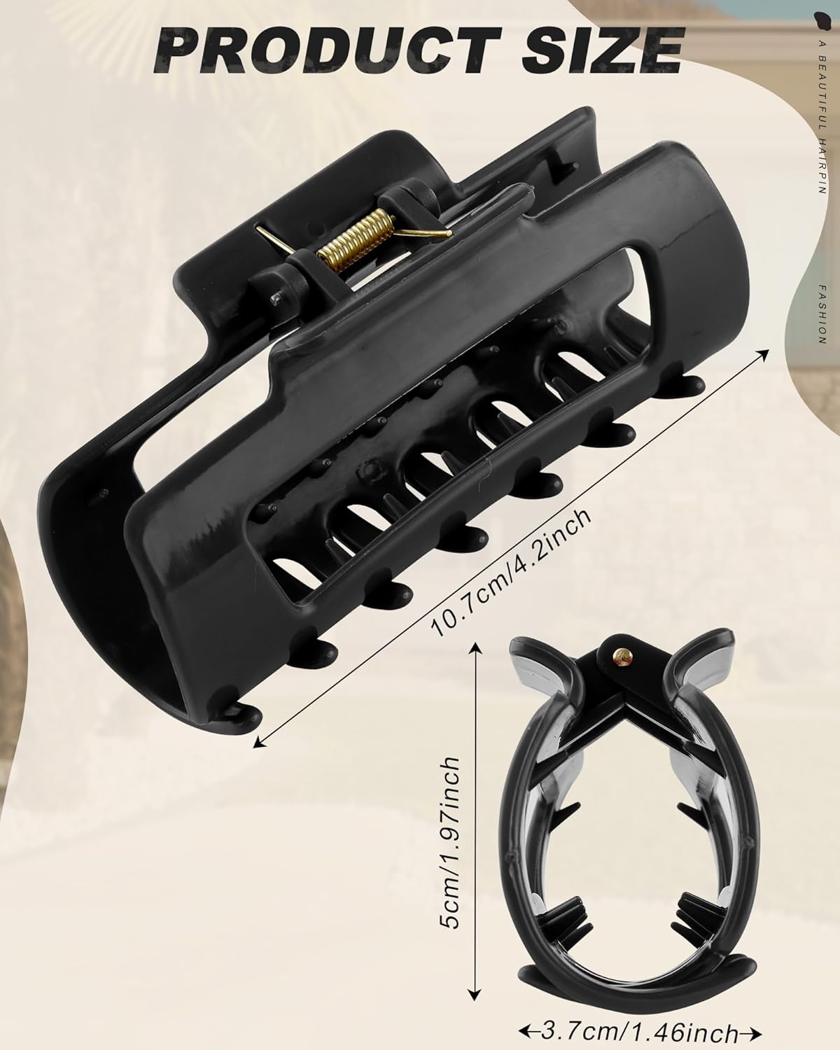 SILICONE HAIR CLAMP