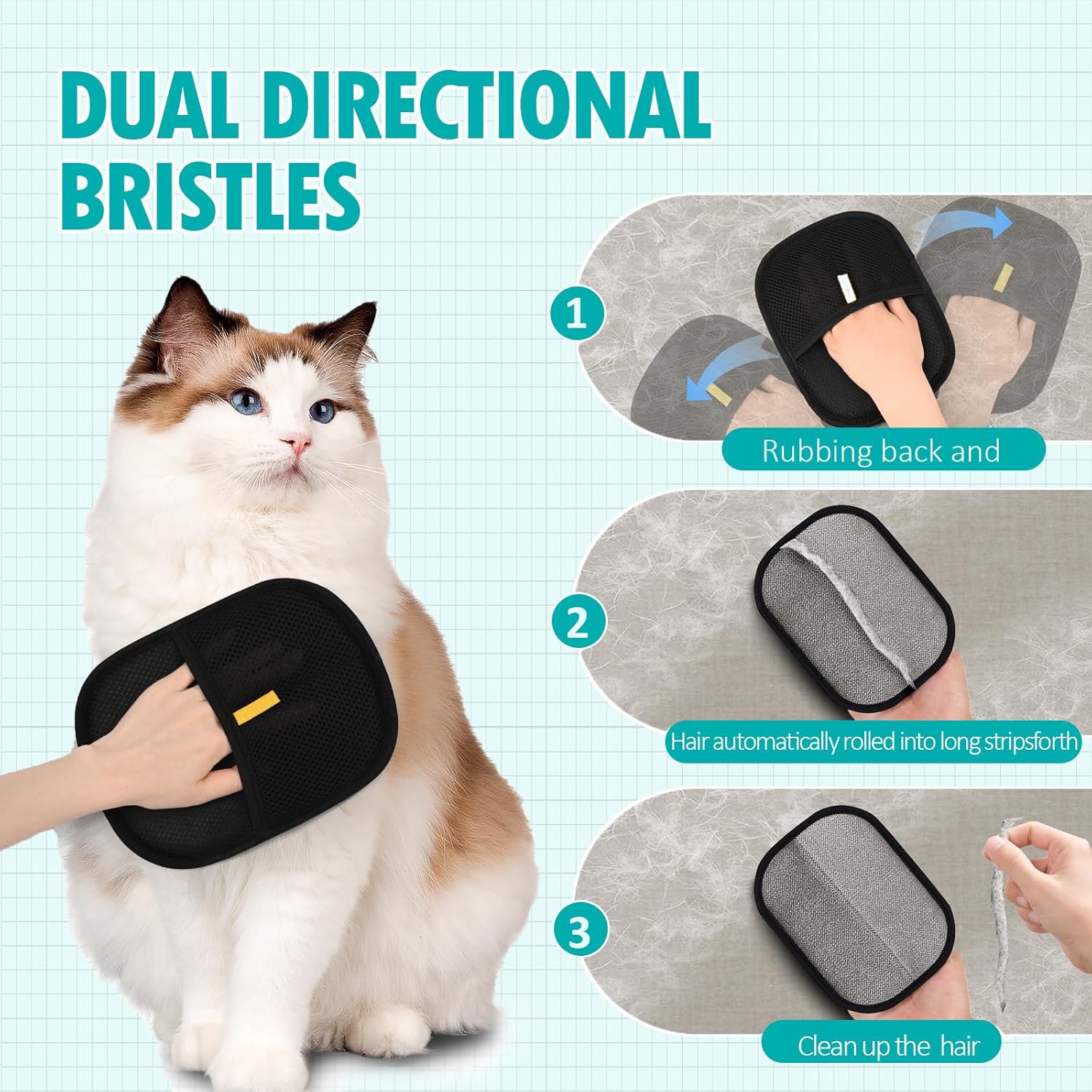 FUR REMOVAL GLOVE - BUY 1 GET 1 SALE